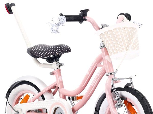 12 tuuman tyttöjen pyörä HEART BIKE - pinkki