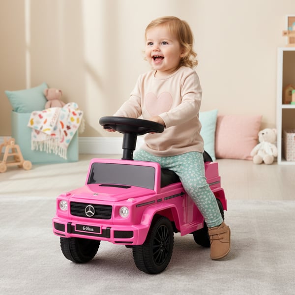 Gåbil för barn Mercedes Benz G 350d Rosa