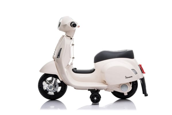 Sähköskootteri lapsille Sähkömoottoripyörä Vespa 35W, ecru Sun Baby