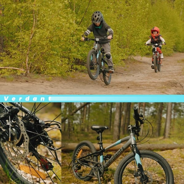 20 tuuman pojan kevyt MTB-pyörä Shimano 6 vaihteella VERDANT Alder