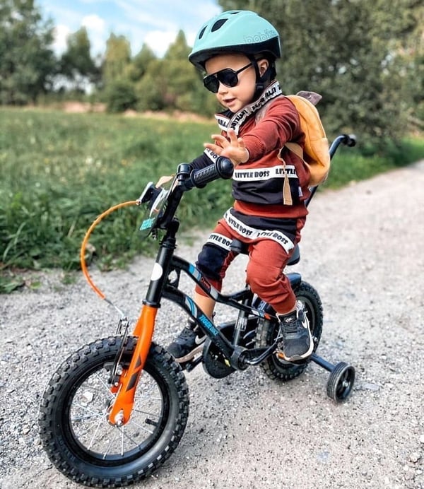 Cykeldäck 12 tum 12x1/2 x 2x1/4 TIGER BIKE svart