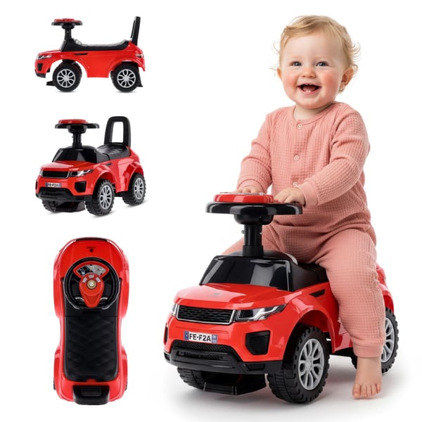 Sun Baby työntöajoneuvo lapselle 12 kk+ äänillä ja lokeroilla