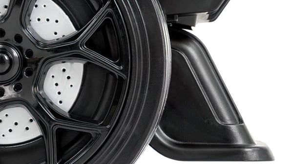 SUN BABY Gåbil från 12 månader Lamborghini Essenza SCV12 med fotstöd med fotdrift upp till 25 kg. för barn vikt 4.5 kg vit