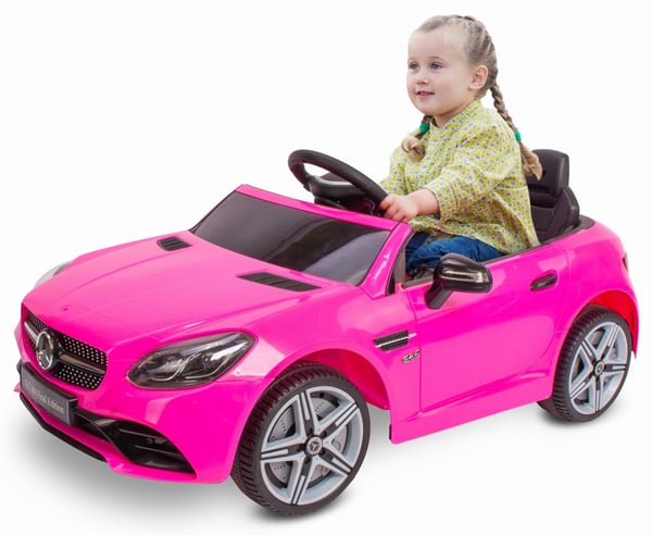 Batteridriven Bil Mercedes Benz SLC300 Cabrio Åkbil med Fjärrkontroll Rosa Batteridriven Bil Mercedes Benz SLC300 Cabrio Åkbil med Fjärrkontroll Rosa