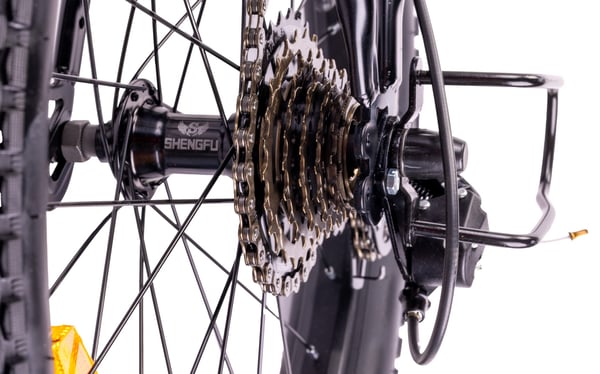 20 tuuman pojan kevyt MTB-pyörä Shimano 6 vaihteella Tiger Bike oranssi ja musta