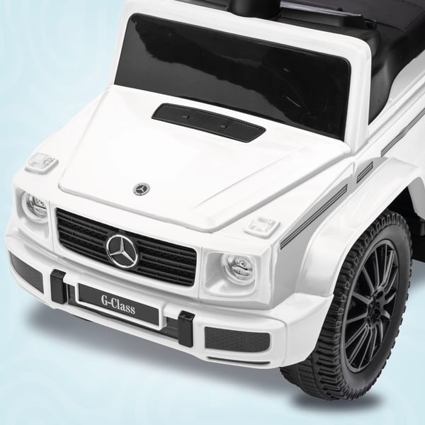Gåbil Push Walker för Barn Mercedes Benz G 350d Vit
