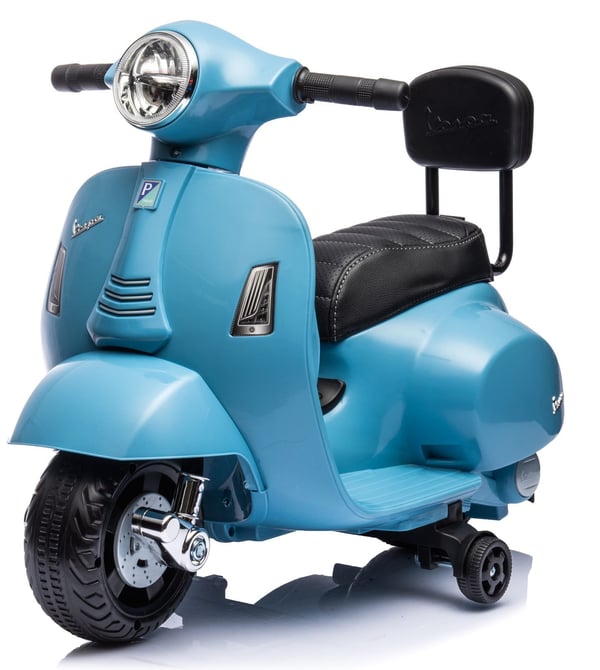 Sähköskootteri lapsille Sähkömoottoripyörä Vespa 35W selkänojalla, sininen Sun Baby Sähköskootteri lapsille Sähkömoottoripyörä Vespa 35W selkänojalla, sininen Sun Baby