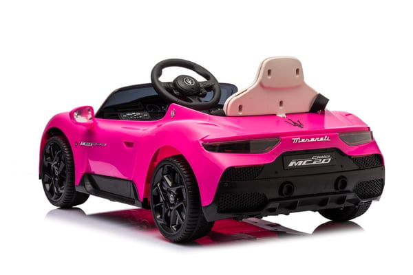 Maserati GT Cabrio Yksi sähköauto lapsille pilotti MP3 LED vaaleanpunainen Sun Baby