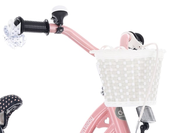 16 tuuman tyttöjen pyörä HEART BIKE - pinkki