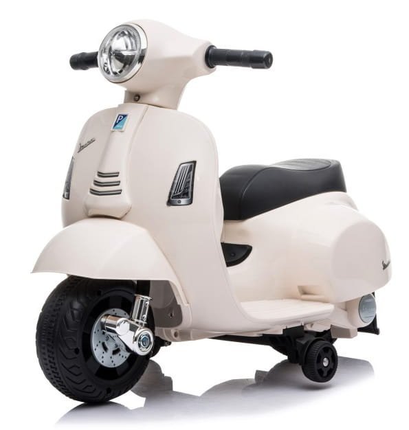 Sähköskootteri lapsille Sähkömoottoripyörä Vespa 35W, ecru Sun Baby