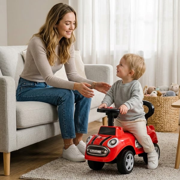 Gåbil Push Walker GO GO Fashion Röd