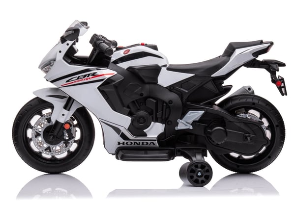 Lasten sähkömoottoripyörä Honda CBR 1000RR, valkoinen Sun Baby