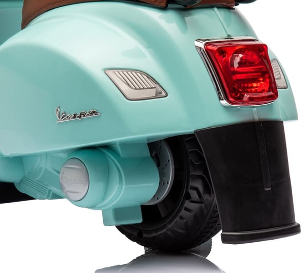 Sähköskootteri lapsille Sähkömoottoripyörä Vespa 35W selkänojalla, minttu Sun Baby