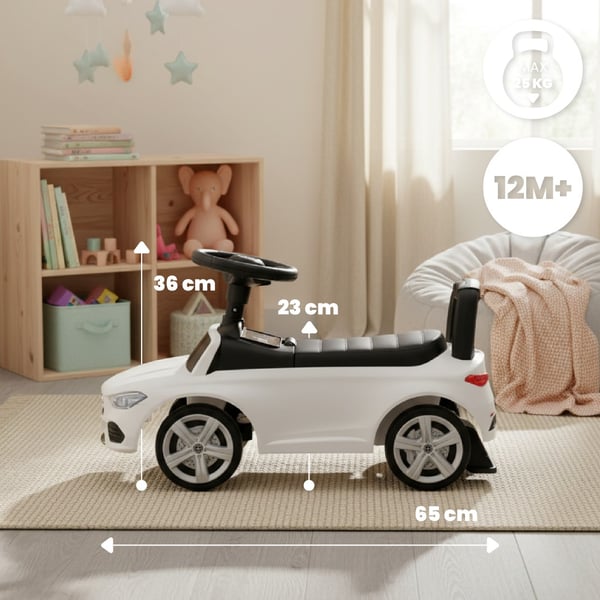 Sun Baby Ride-On Walker Mercedes C-Class – Hvid