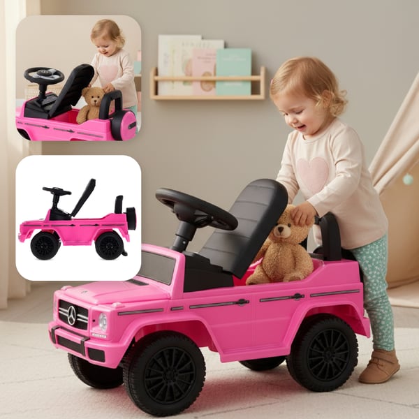 Gåbil för barn Mercedes Benz G 350d Rosa