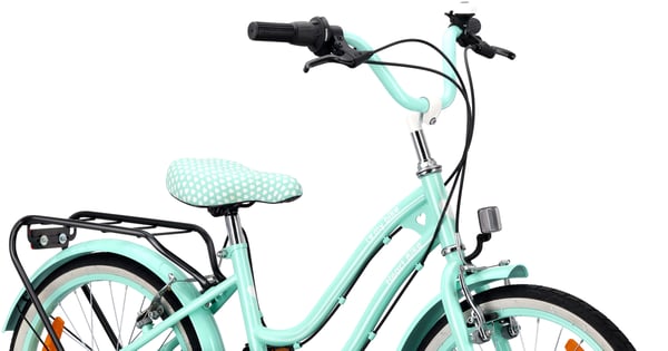 Heart Bike pigecykel 20 tommer, 6 til 10 år, Shimano gear, børnecykel til drenge (Mint)
