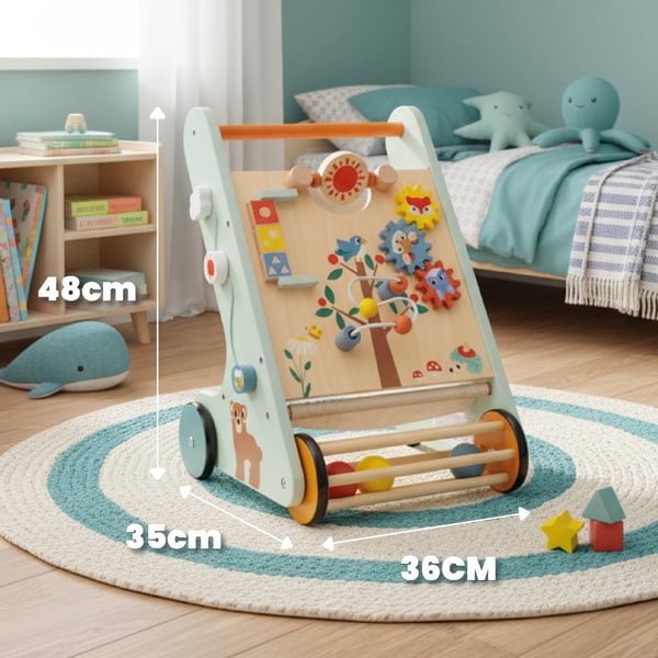 Puinen Kävelytuoli lapsille XXL 35x36x48 cm Sun Baby