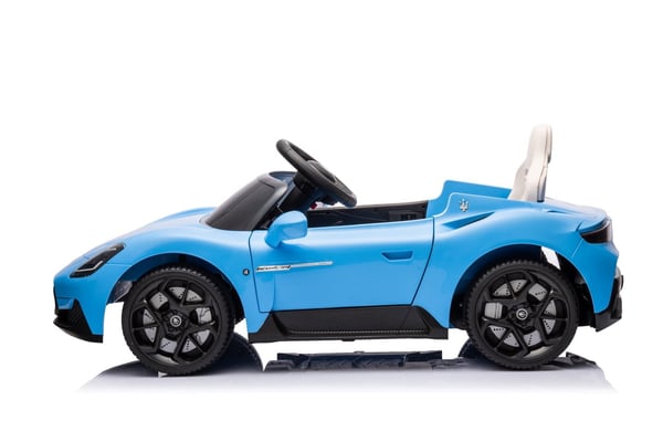 Maserati GT Cabrio Yksi sähköauto lapsille pilotti MP3 LED sininen Sun Baby