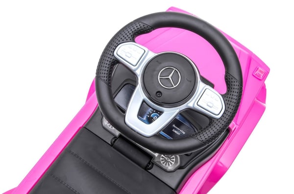 Työntövaunu lapsille lasten auto Mercedes Benz G vaaleanpunainen Sun Baby