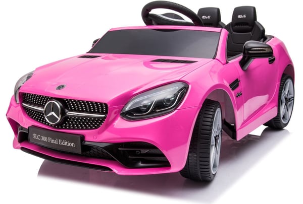 Batteridriven Bil Mercedes Benz SLC300 Cabrio Åkbil med Fjärrkontroll Rosa