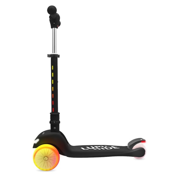 Sun Baby trehjulig balans-scooter LUMI RIDE, LED 7 färger, 20 program, justerbar, hopfällbar, svart