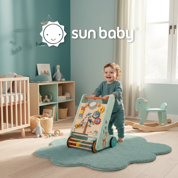 Puinen Kävelytuoli lapsille XXL 35x36x48 cm Sun Baby