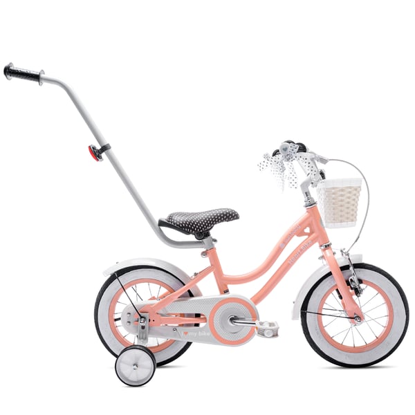 16 tuuman tyttöjen pyörä HEART BIKE - aprikoosi