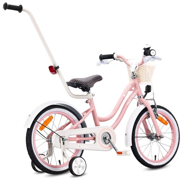 16 tuuman tyttöjen pyörä HEART BIKE - pinkki