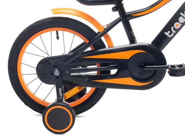 Polkupyörä lasten Polkupyörä 16 tuumaa Tracker bike neon oranssi Sun Baby