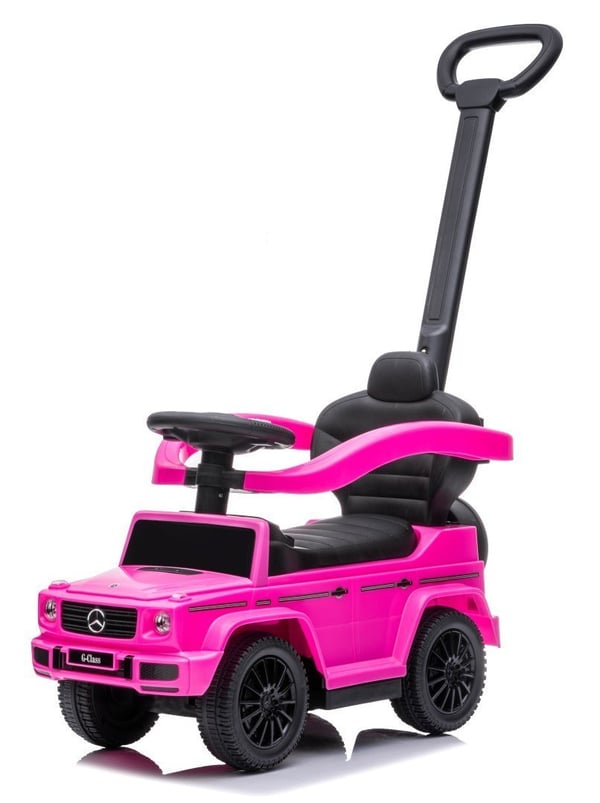 Työntövaunu lapsille lasten auto Mercedes Benz G vaaleanpunainen Sun Baby