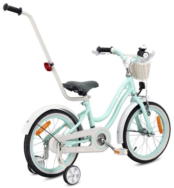 16 tuuman tyttöjen pyörä HEART BIKE - minttu