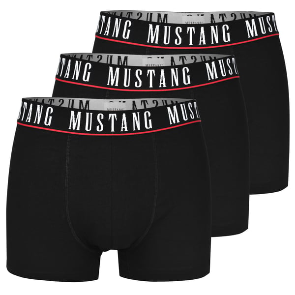 MUSTANG underkläder boxershorts herr 6 pack bomull stretch färgmix M