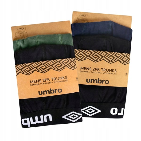 UMBRO alushousut miesten bokserit, 4 pack puuvillaa stretch värimix M