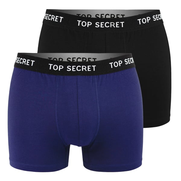 TOP SECRET, underkläder boxershorts herr 6 pack bomull stretch färgmix L