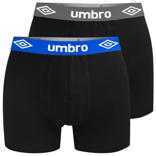 UMBRO underbukser boxershorts til mænd, 6 pak bomuld stretch farvemix m