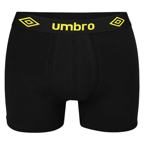 UMBRO underbukser boxershorts til mænd, 4 pak bomuld stretch sorte L
