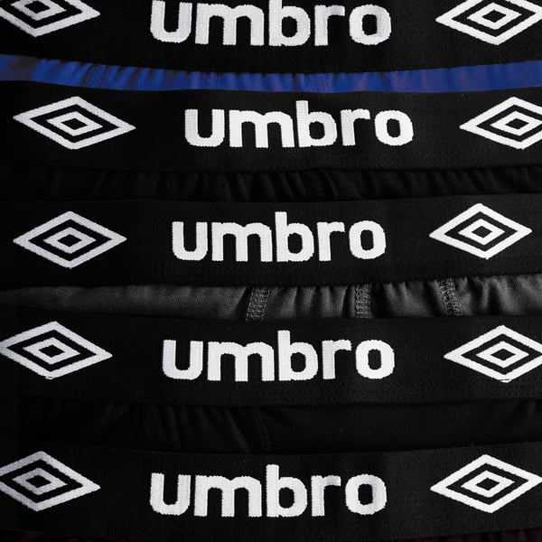 UMBRO underbukser boxershorts til mænd, 6 pak bomuld stretch farvemix XL