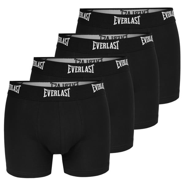 EVERLAST underbukser herre boxershorts 4pak bomuld stretch sorte M