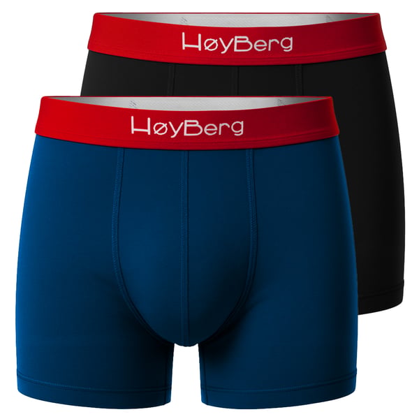 HøyBerg herr boxershorts 6 pack, bomull stretch, Scandinavian style L