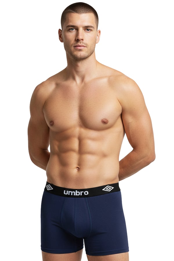 UMBRO underbukser boxershorts til mænd, 4 pak bomuld stretch favermix L