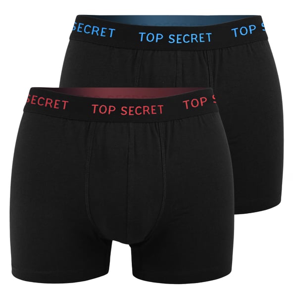 TOP SECRET underkläder boxershorts herr 4 pack bomull stretch färgmix L