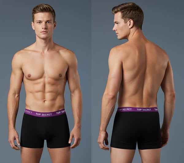TOP SECRET underkläder boxershorts herr 8 pack bomull stretch färgmix XL