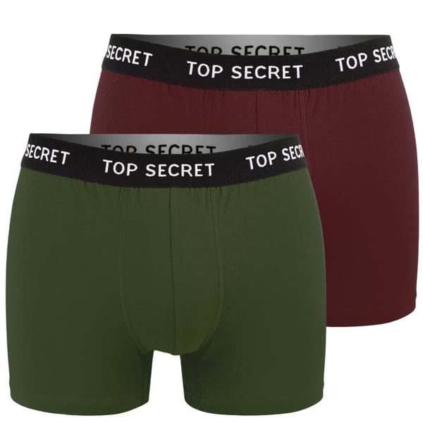 TOP SECRET underkläder boxershorts herr 4 pack bomull stretch färgmix XXL