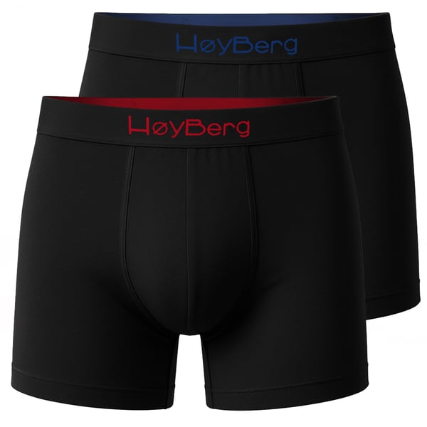 HøyBerg herr boxershorts 6 pack, bomull stretch, Scandinavian style L