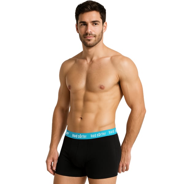 BAD SURFER underkläder boxershorts herr 6 pack, bomull stretch färgmix L