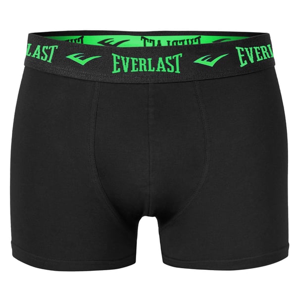 EVERLAST alushousut miesten bokserit 4-pack puuvillaa stretch mustat L