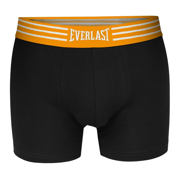 EVERLAST underbukser herre boxershorts 8-pak bomuld stretch svart farvet linning XXL