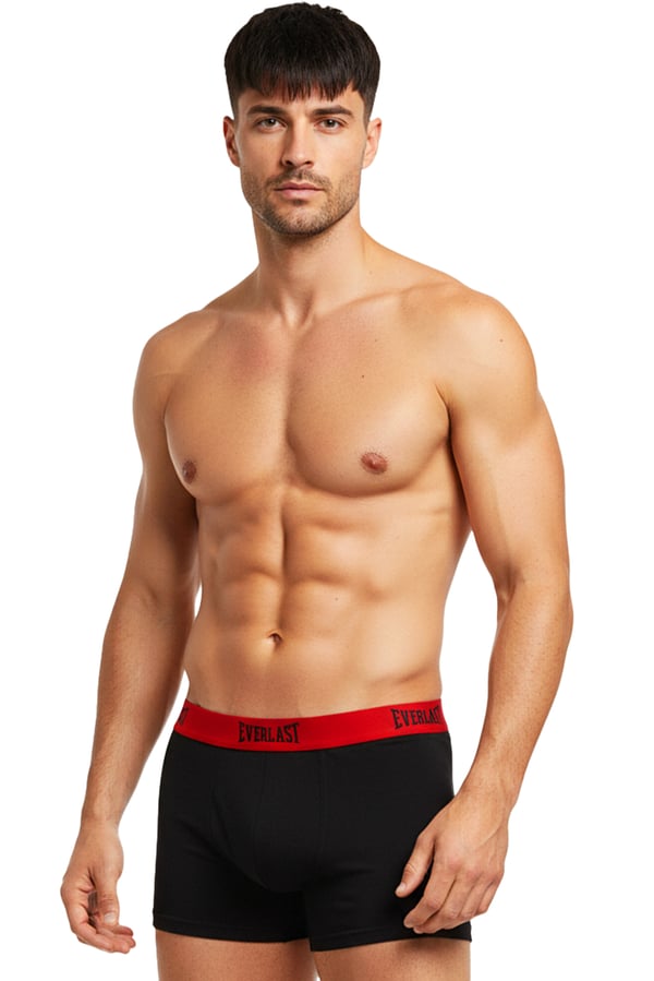 EVERLAST underbukser herre boxershorts, 4 pak bomuld stretch farvemix L