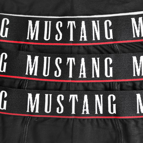 MUSTANG underkläder boxershorts herr 6 pack bomull stretch färgmix M