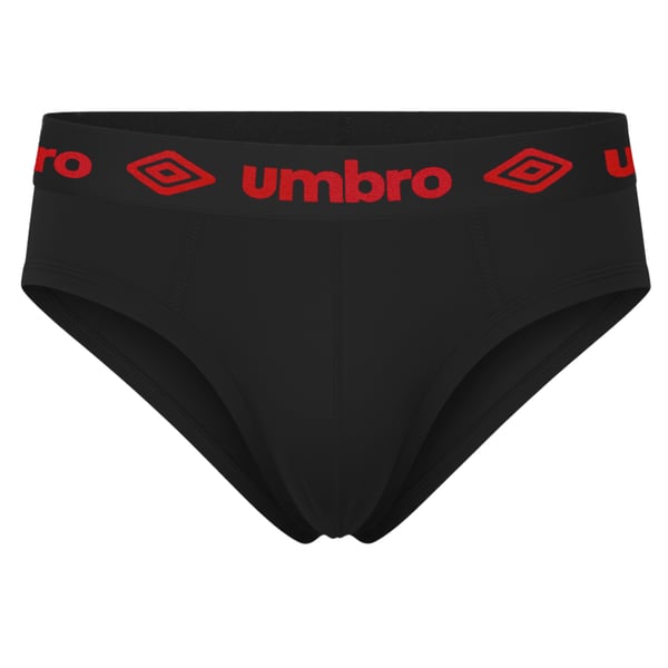 UMBRO undertøj briefs til mænd, 8 pak bomuld stretch farvemix M